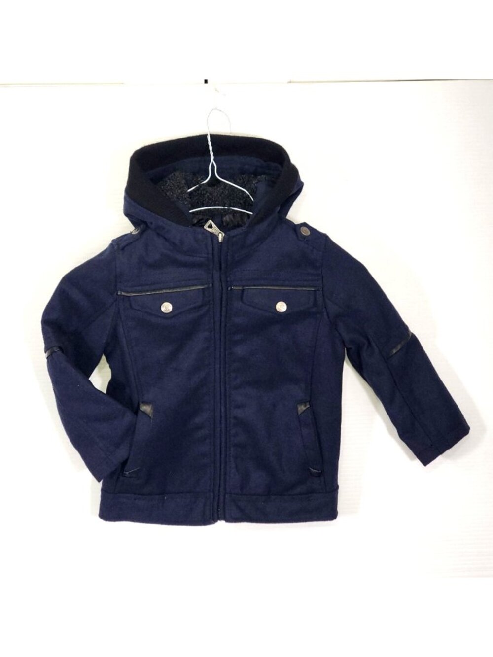 NWT Urban Republic Baby's Navy BlueWool Winter Jacket Size 12 M 1066 - Picture 7 of 13
